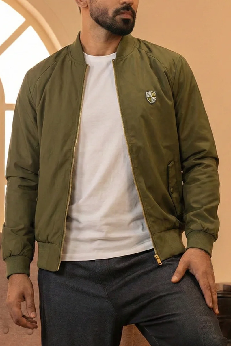 Classic Crest Bomber Jacket